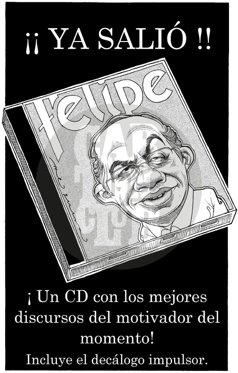 La oferta la promocion, cartón de Helguera