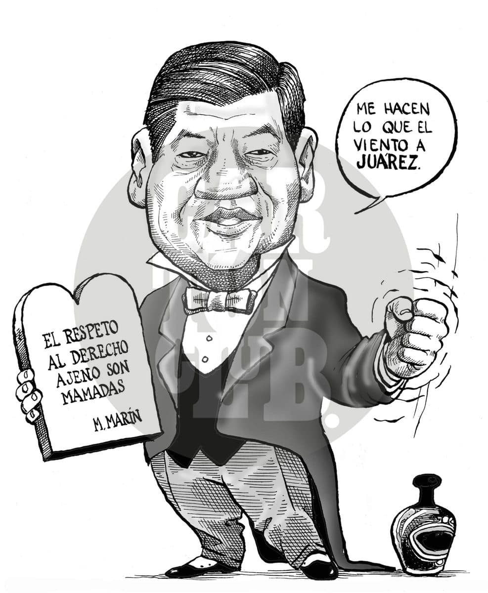 La parodia, cartón de El Fisgón