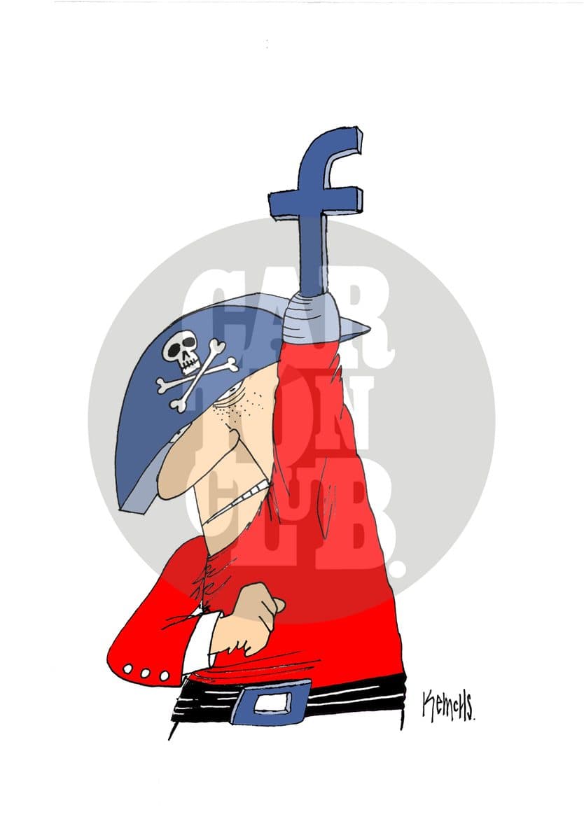 La piratería en Facebook