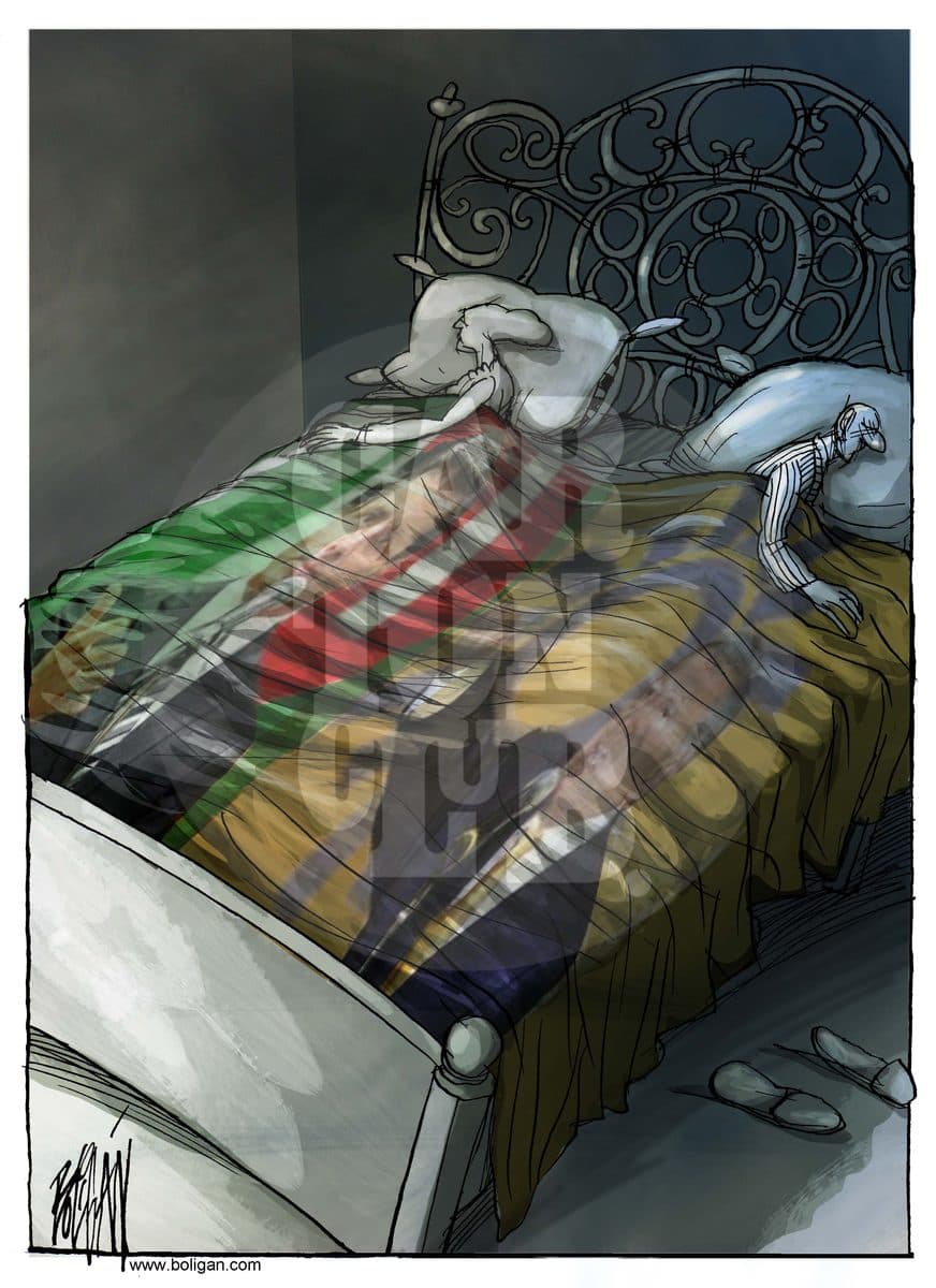 La politica a la cama