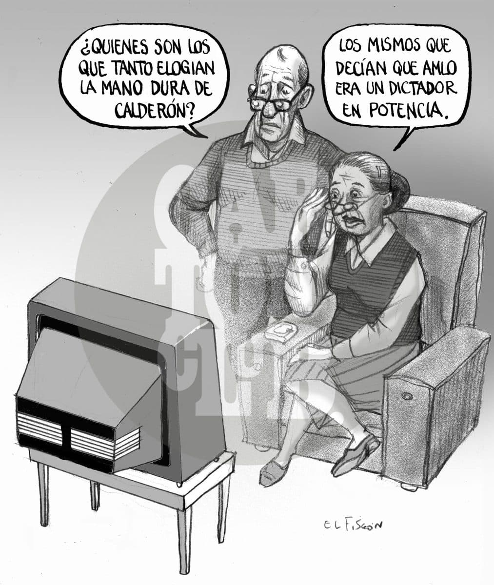 La pura congruencia, cartón de El Fisgón