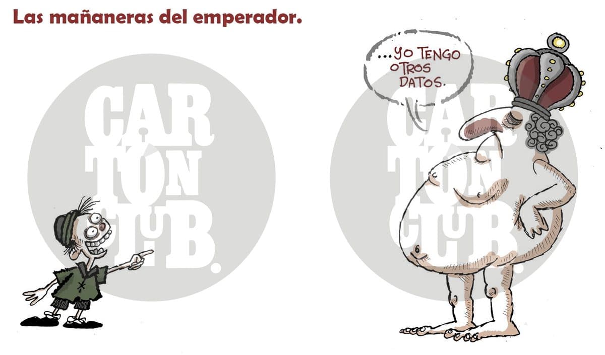 Las mañaneras del emperador.