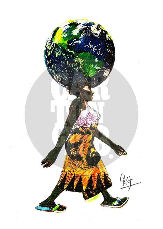 las mujeres sostienen el mundo