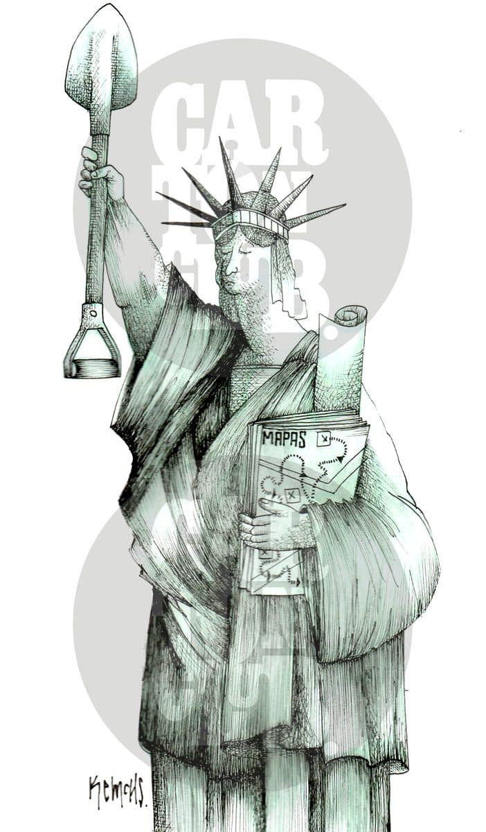 Libertad, cartón de Kemchs