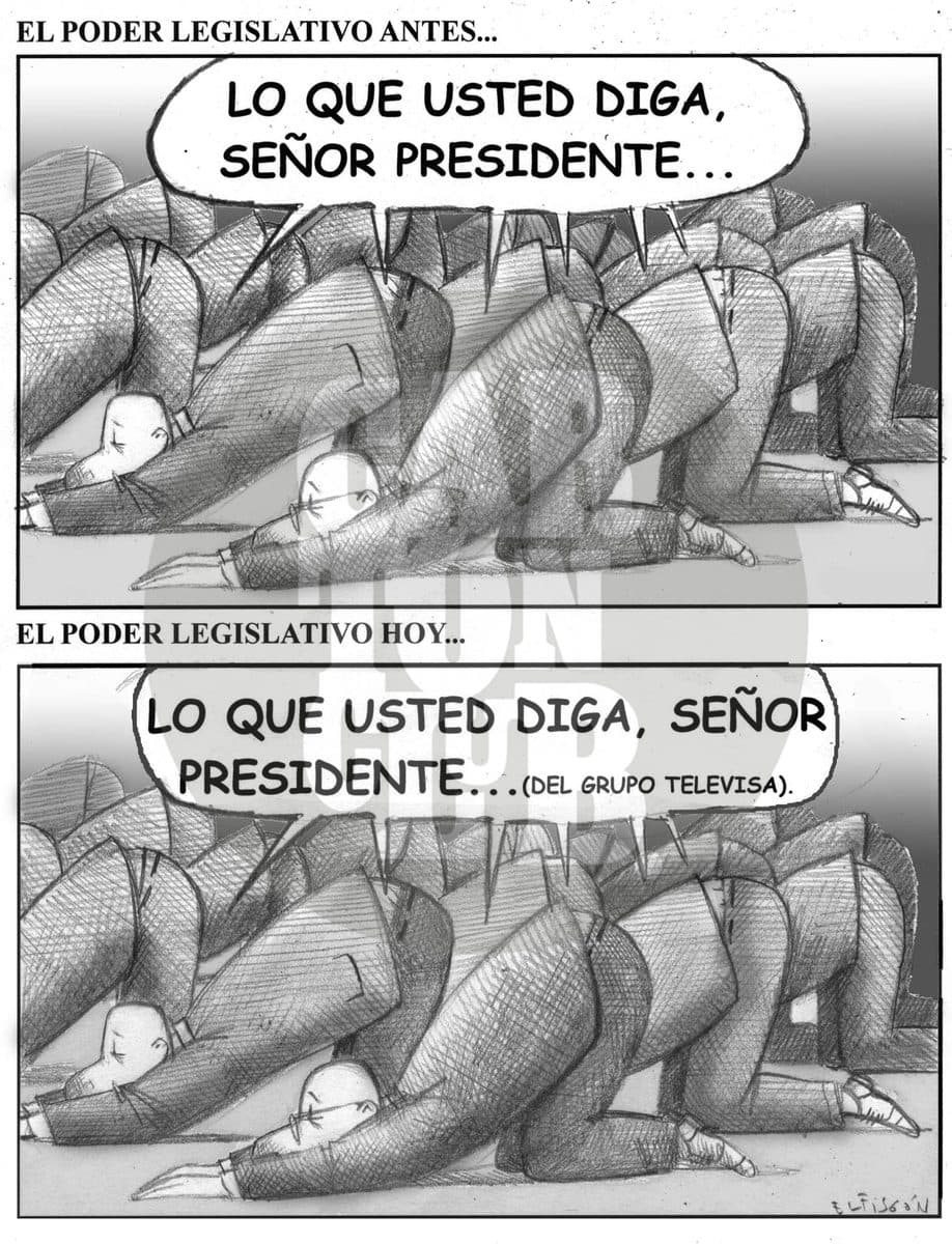 Los tiempos cambian, cartón de El Fisgón