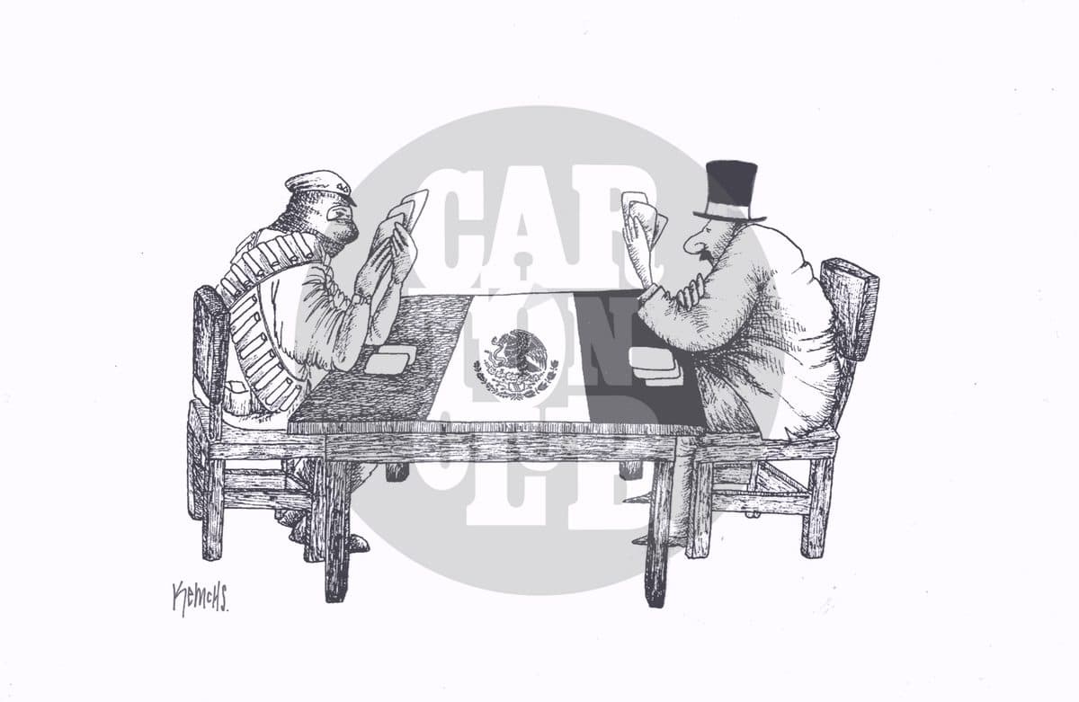 Lucha permanente, cartón de Kemchs