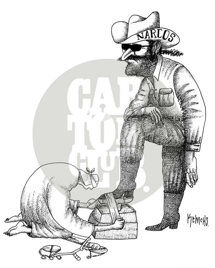 Lustrando botas