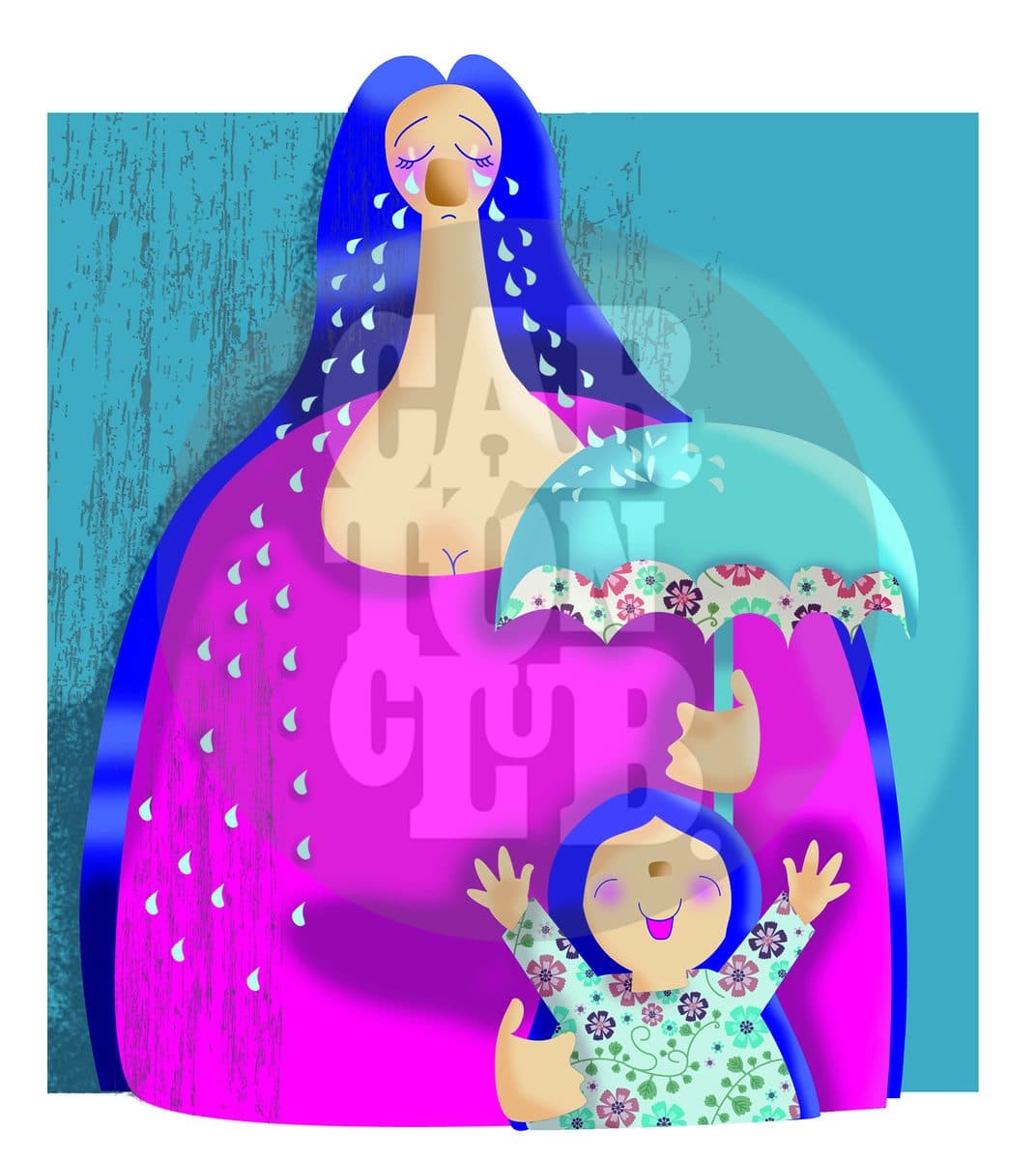 madre, cartón de Nani