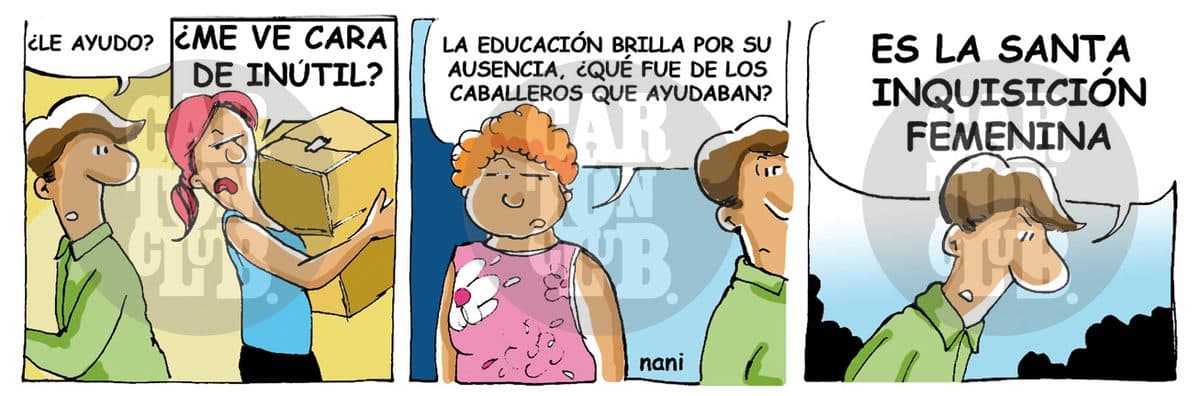 magola 655, inquisicion, cartón de Nani