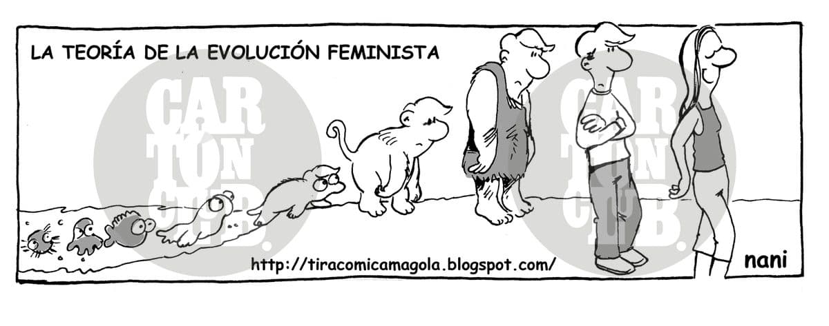 magola evolución, cartón de Nani