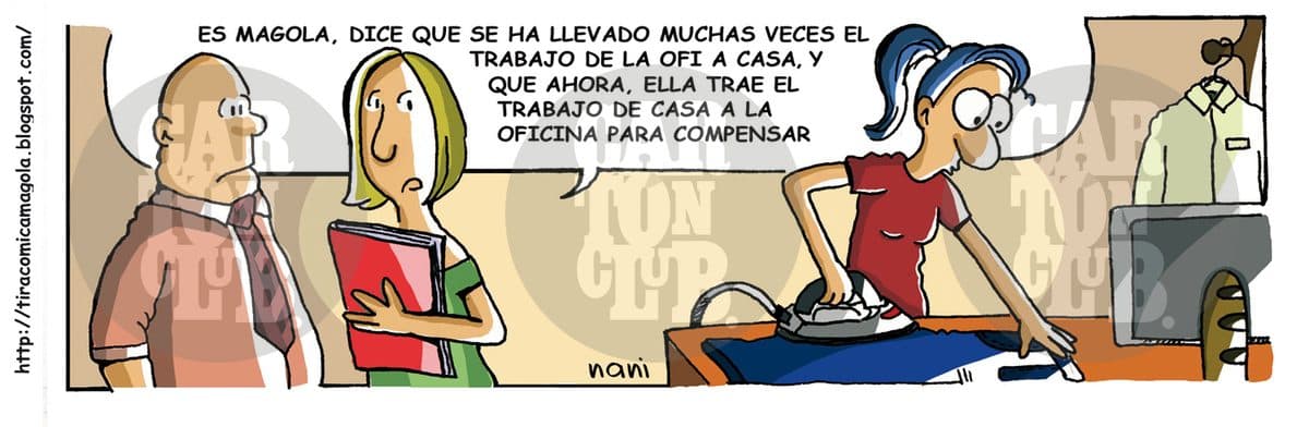 magola planchando