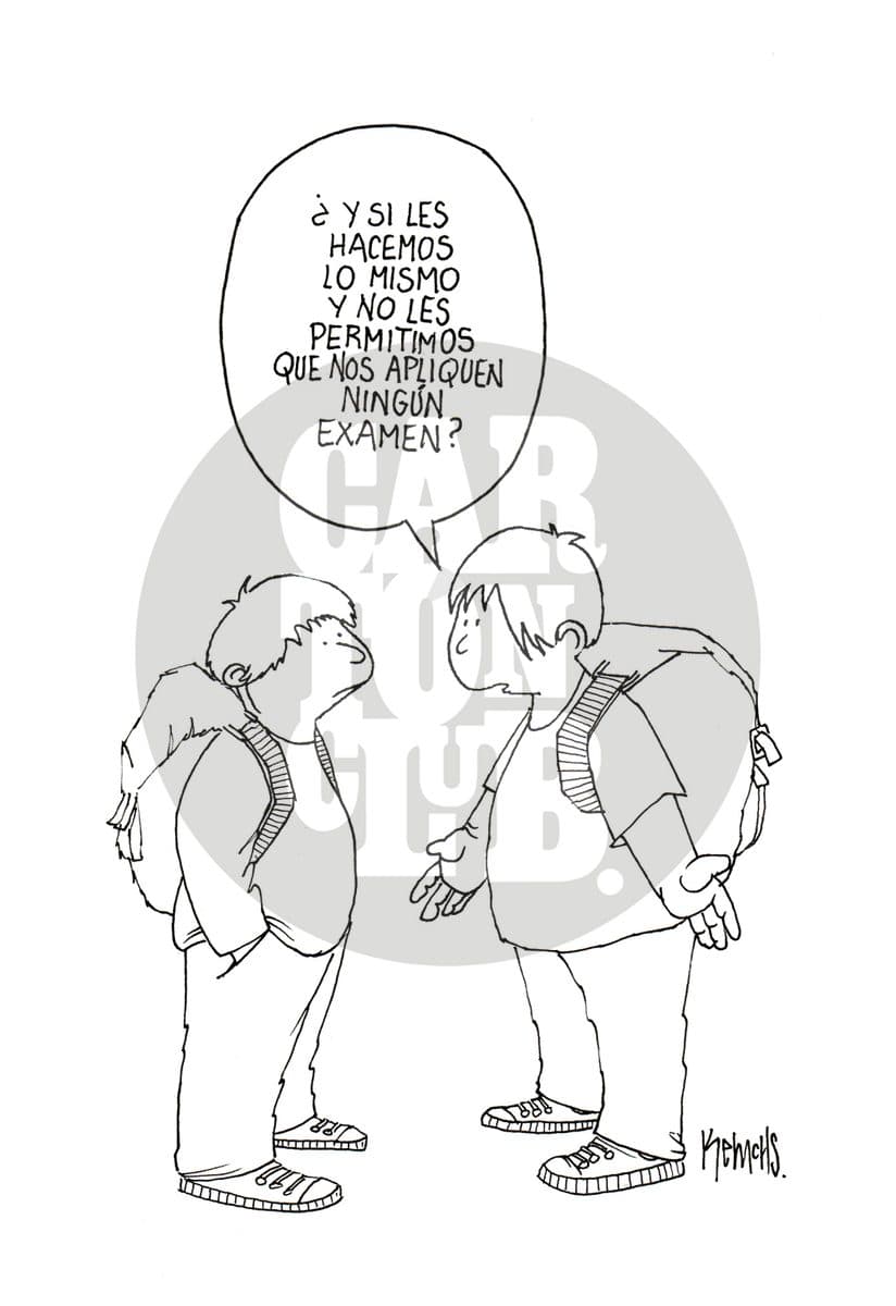 Mala Educación, cartón de Kemchs
