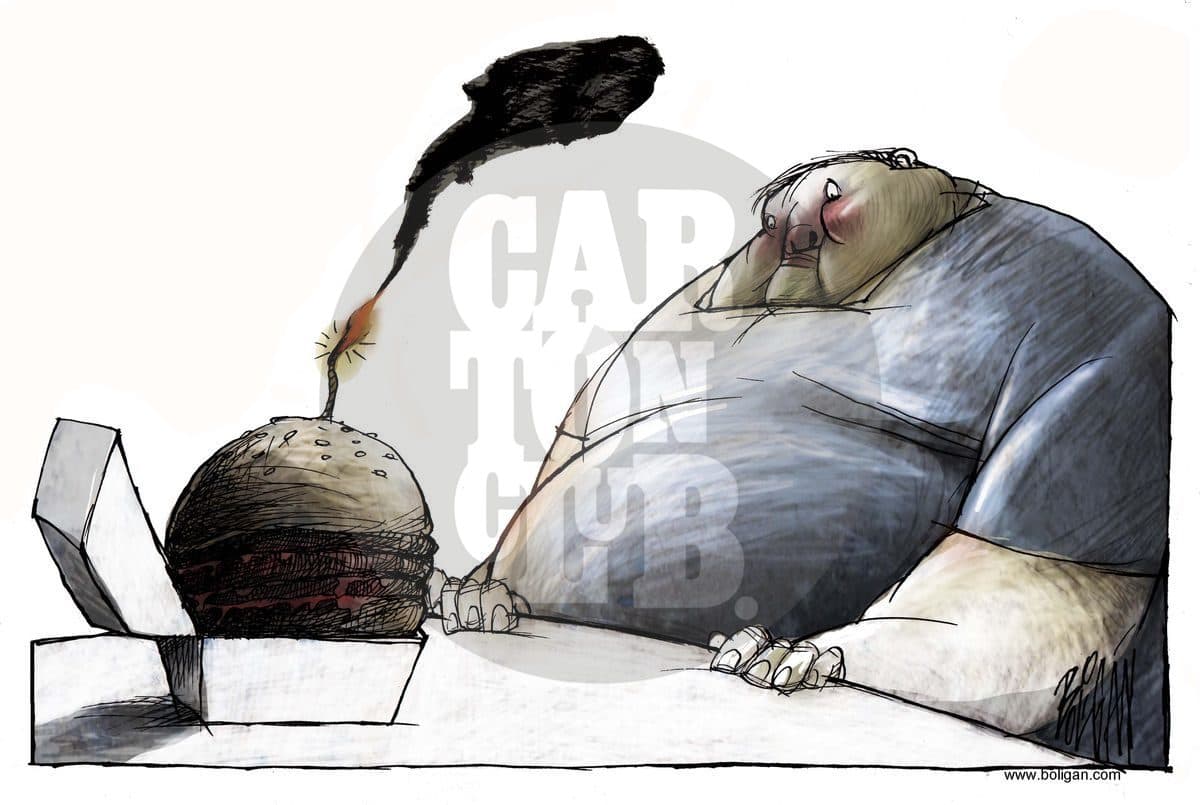 Mc Bomba, cartón de Ángel Boligán