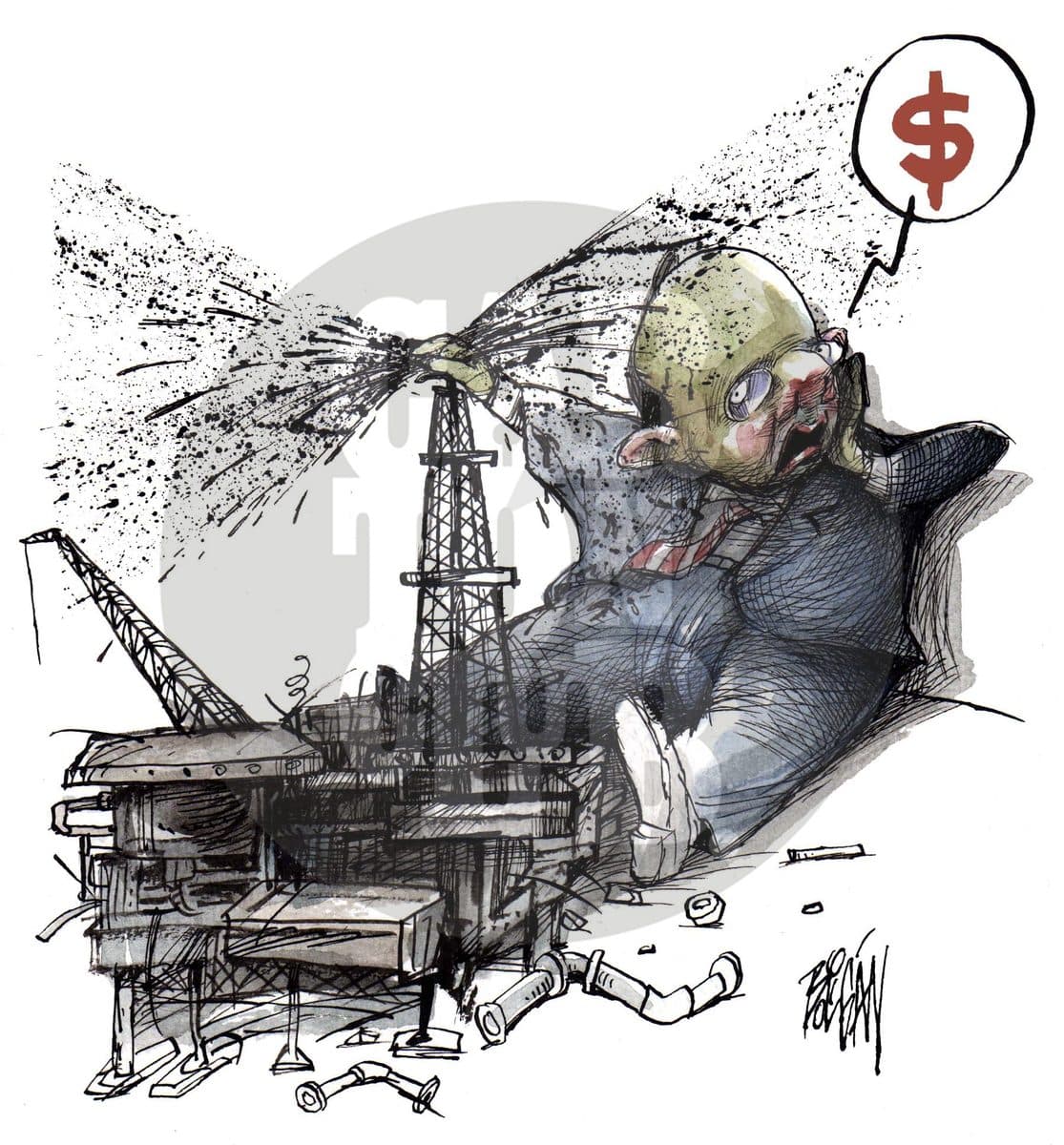 Mejor lo vendo, cartón de Ángel Boligán