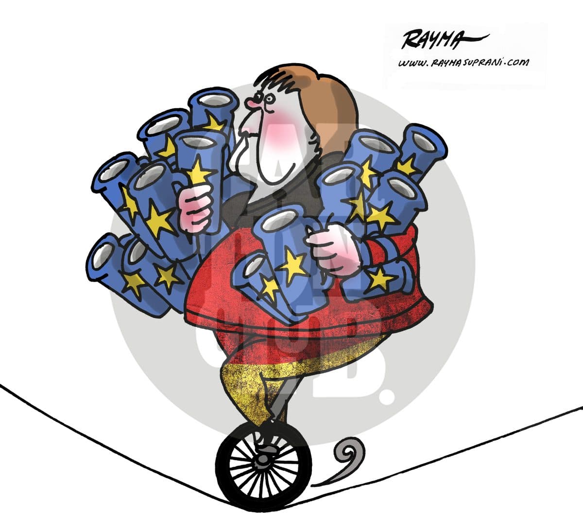 Merkel y la UE