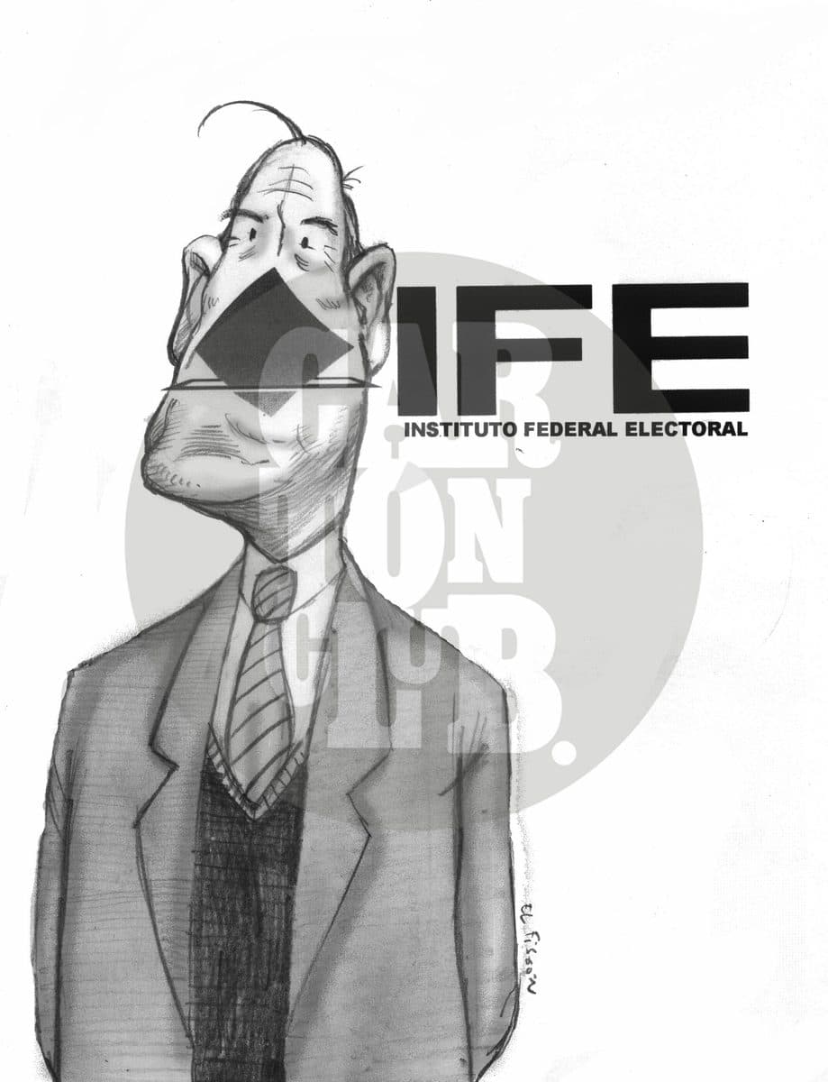 Metiendo las narices, cartón de El Fisgón