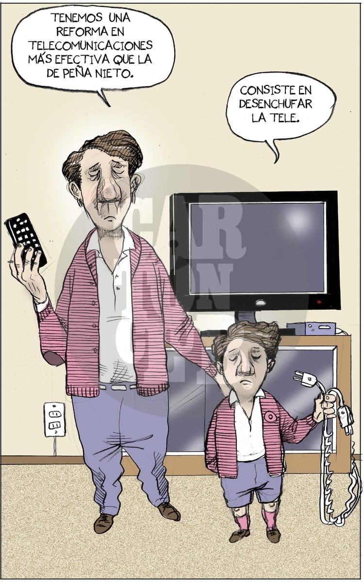 Modesta Proposición, cartón de El Fisgón