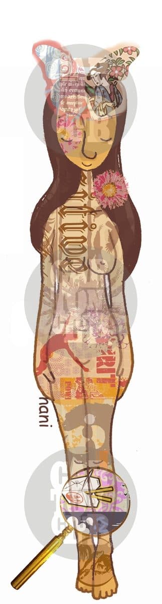 MUJER, cartón de Nani