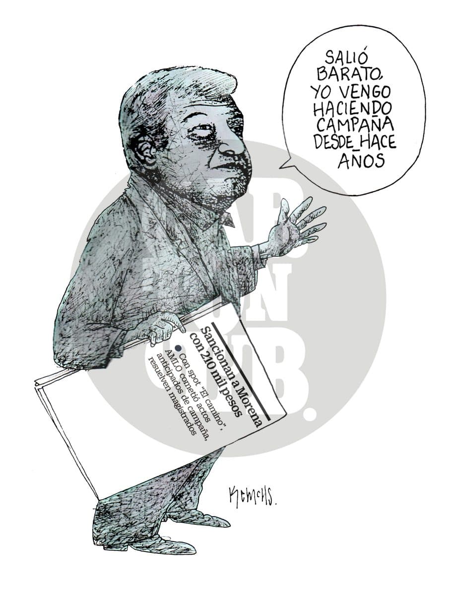Multa de risa, cartón de Kemchs