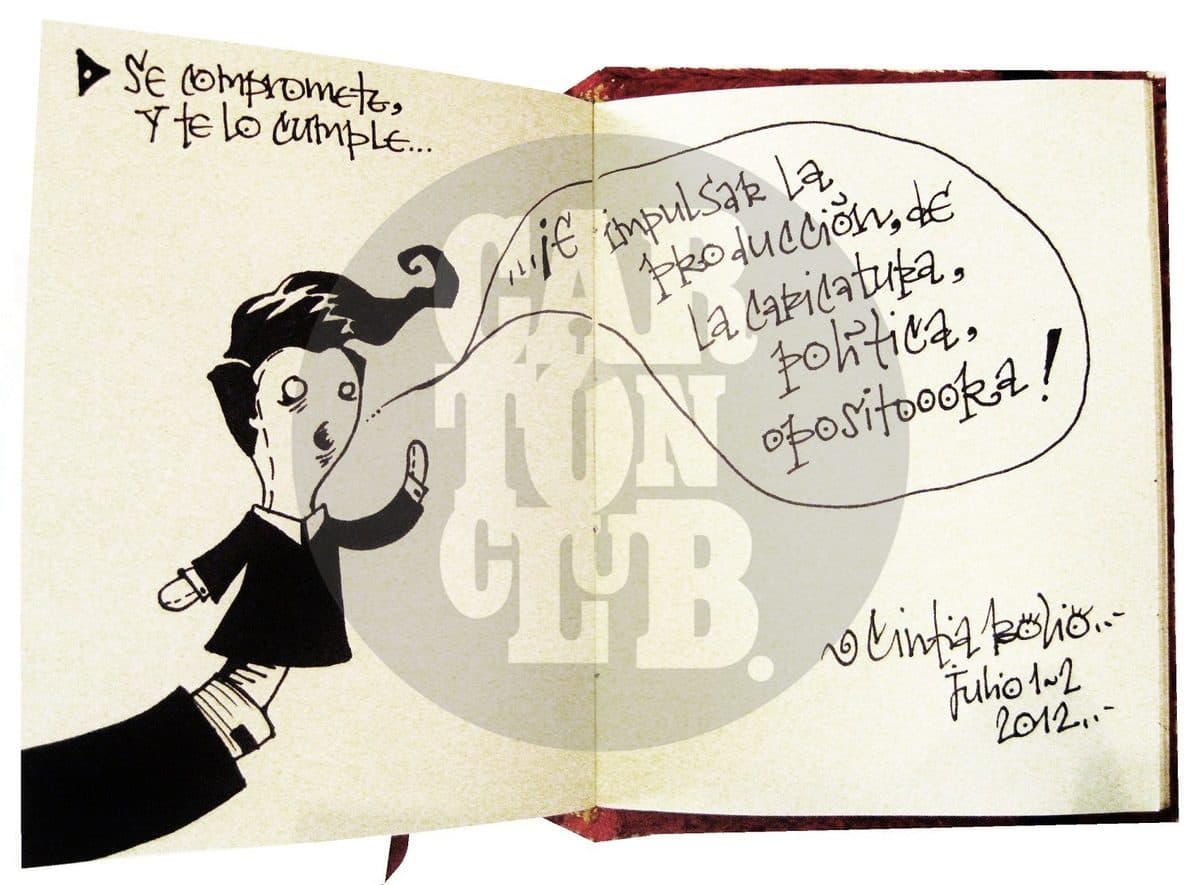 Muso, cartón de Cintia Bolio