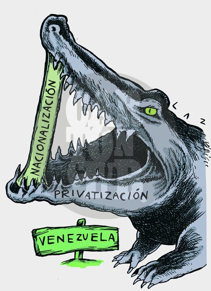 nacionalización, cartón de Laz