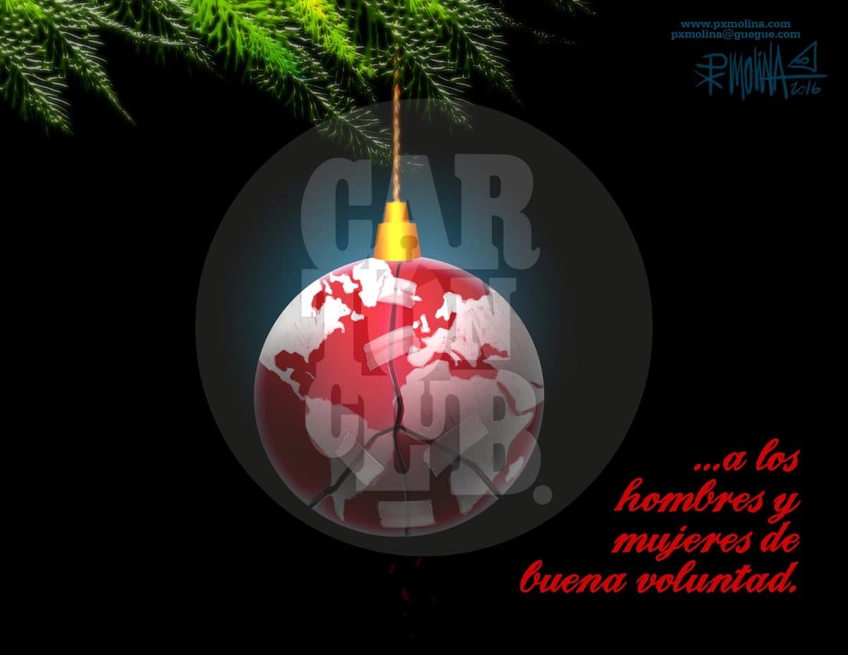 Navidad, cartón de PxMolina
