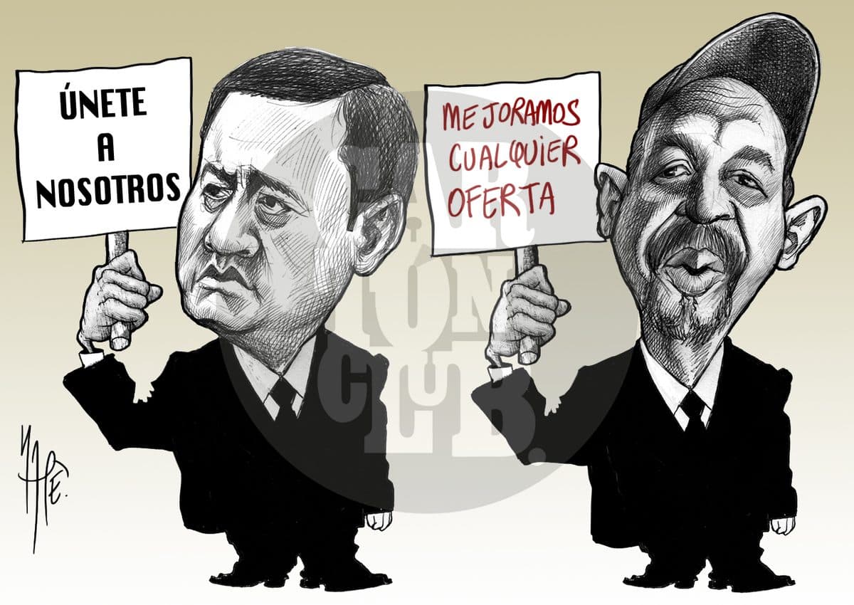 Ofertas laborales, cartón de Rapé
