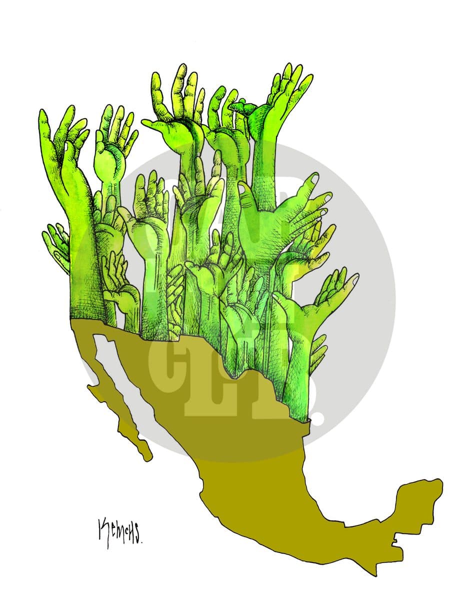 Ofrecimiento en la tierra norte, cartón de Kemchs