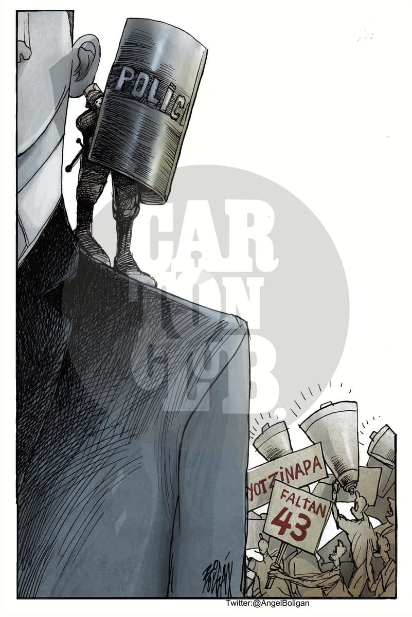 OIDOS SORDOS, cartón de Ángel Boligán