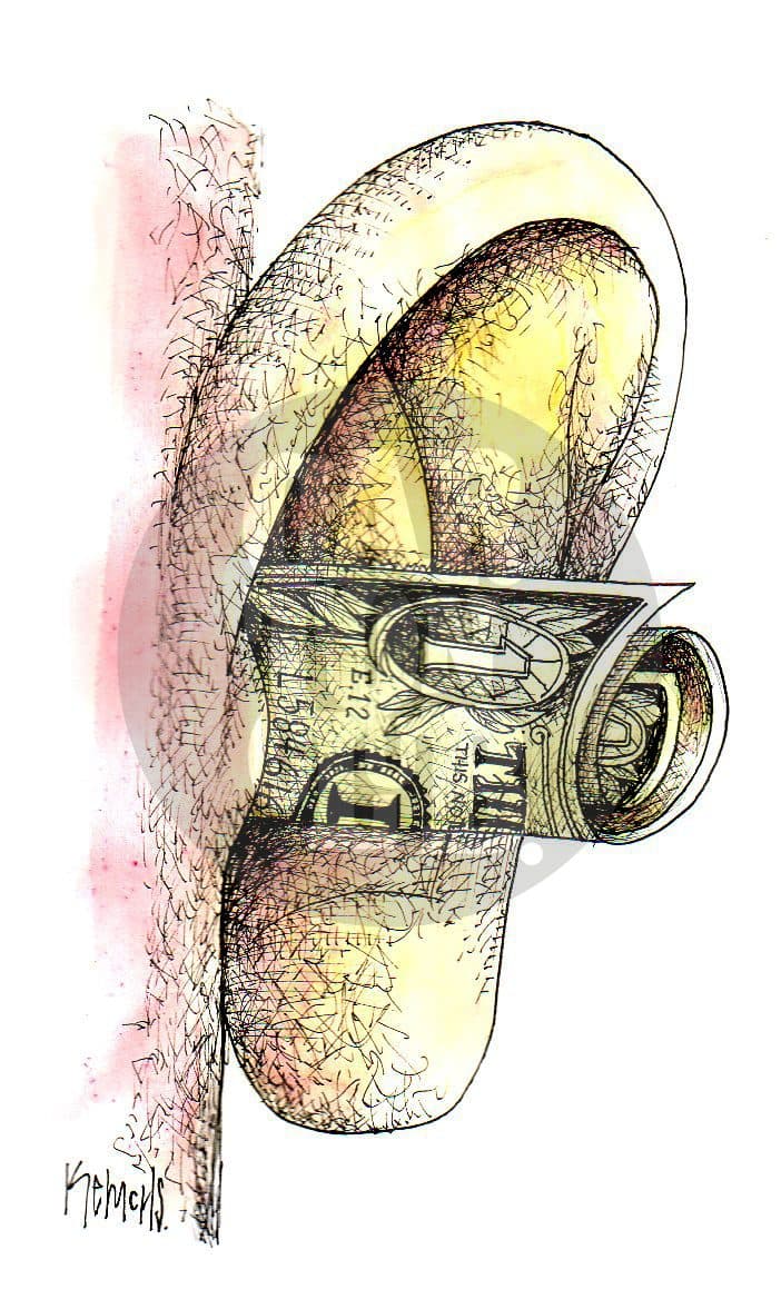 Oídos sordos, cartón de Kemchs