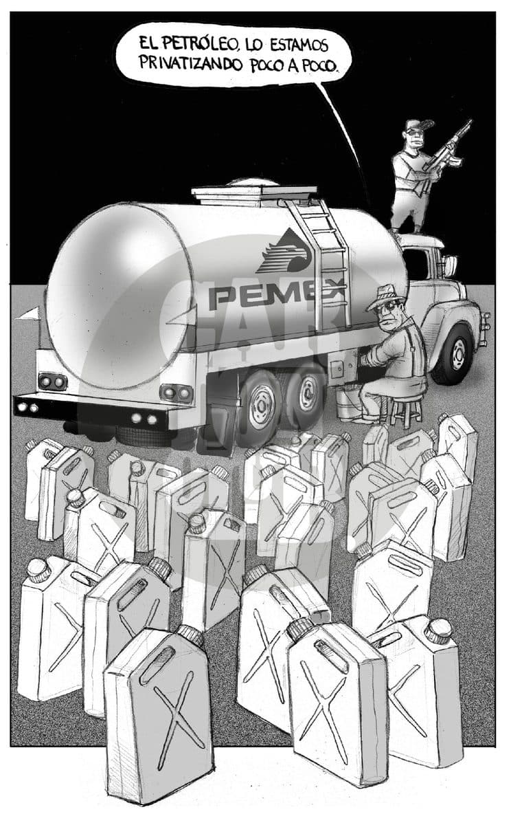 Ordeña de Pemex