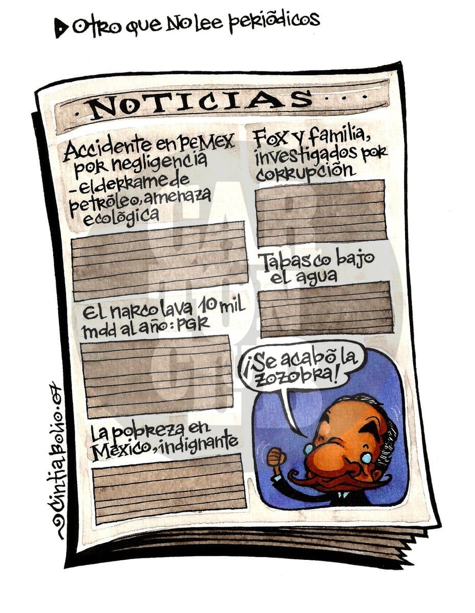 Otro que no lee periódicos