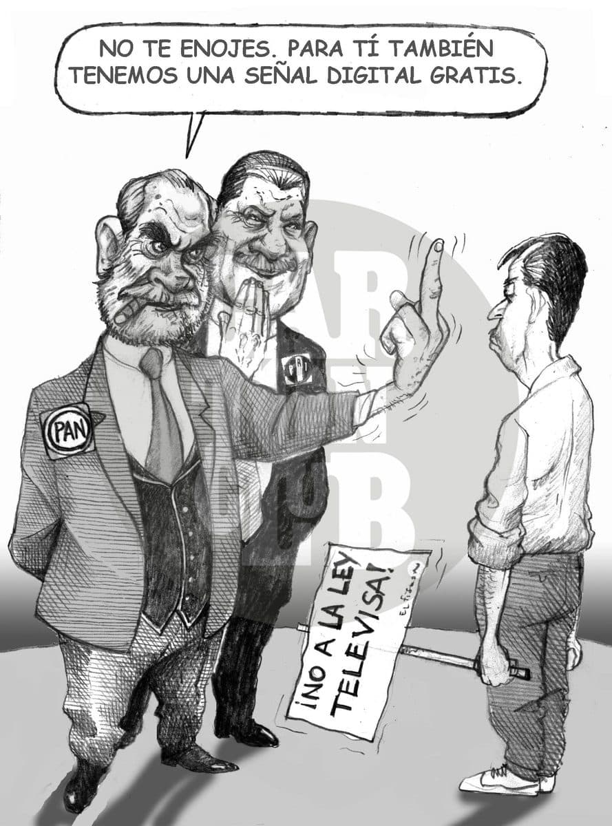 Pá todos hay, cartón de El Fisgón