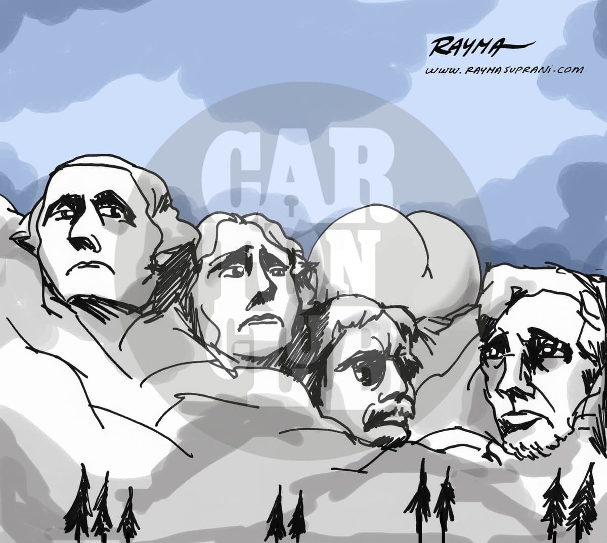 President's Day, cartón de Rayma