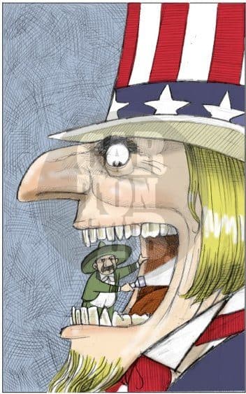 Profundizando la relacion economica, cartón de El Fisgón