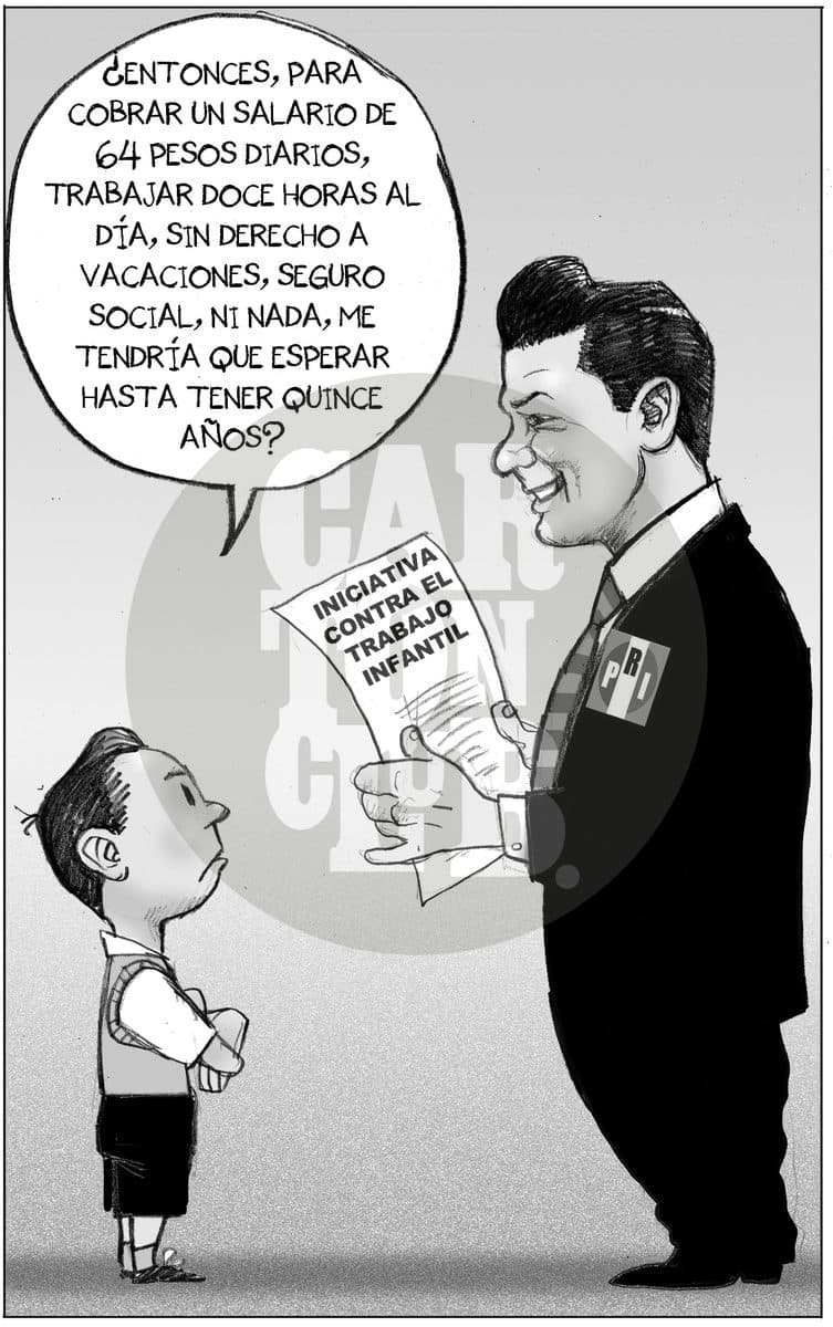 Que considerados, cartón de El Fisgón