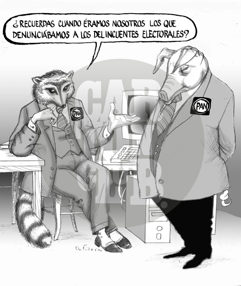 ¡Que tiempos aquellos!, cartón de El Fisgón