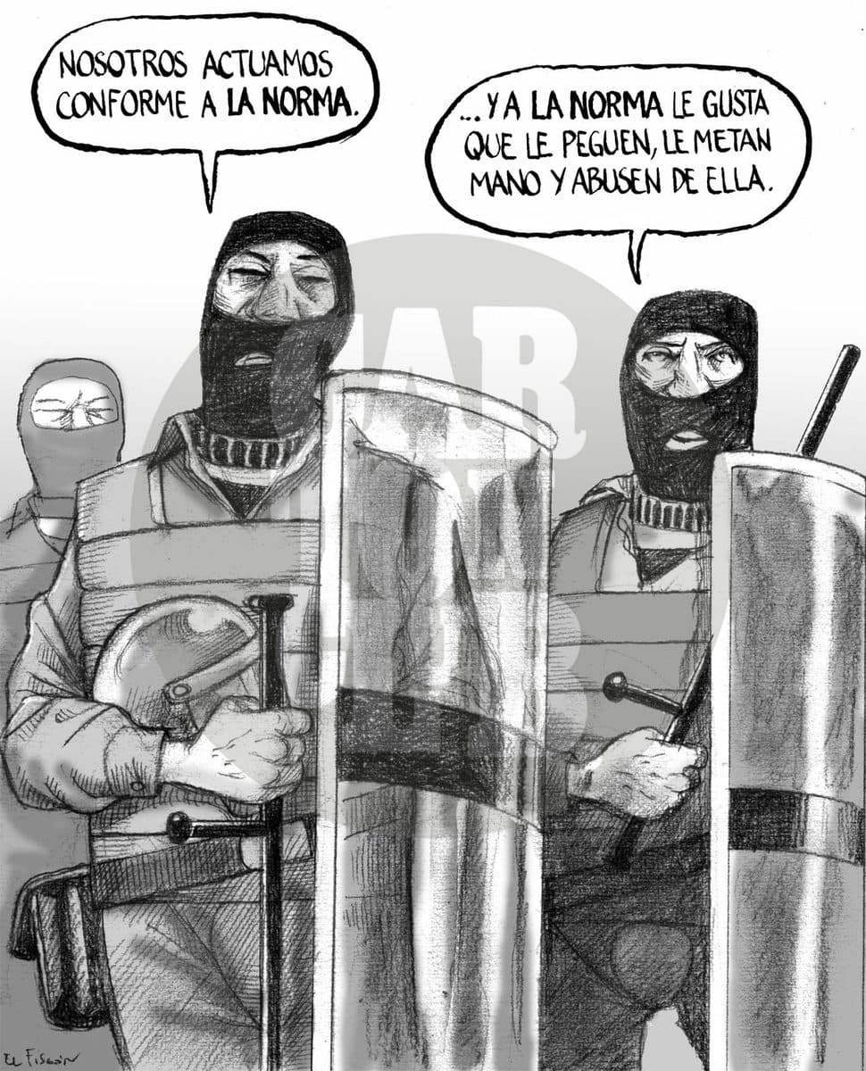 ¿Quién entiende a las viejas?, cartón de El Fisgón