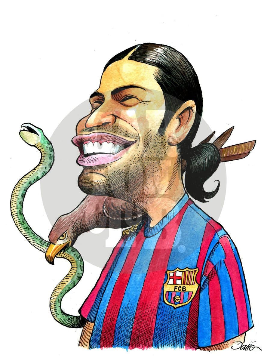 Rafa Márquez, cartón de Darío Castillejos