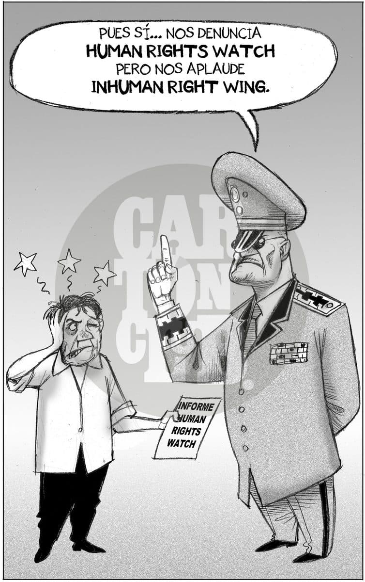 Regateo, cartón de El Fisgón