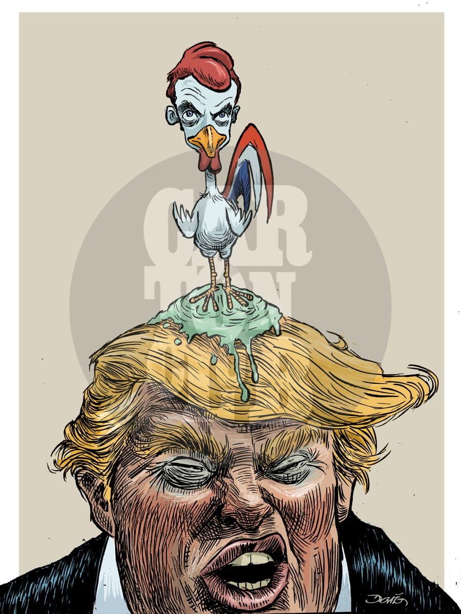Relación Macron-Trump