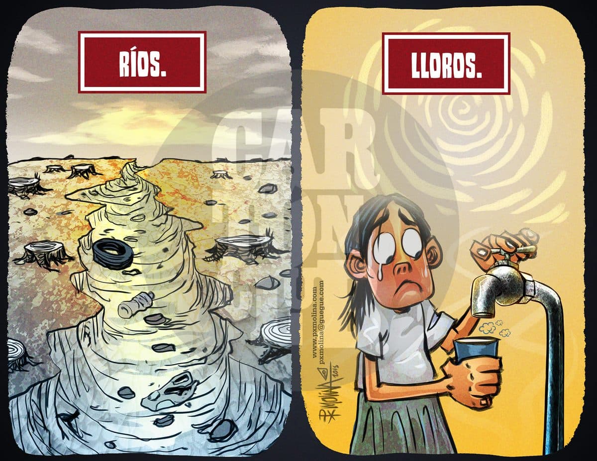 Rios Lloros, cartón de PxMolina