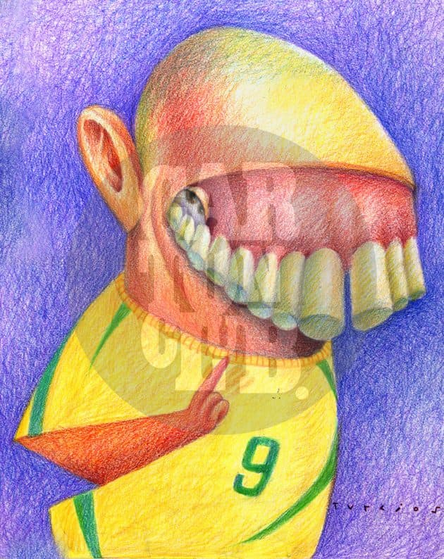 RONALDO, cartón de Turcios