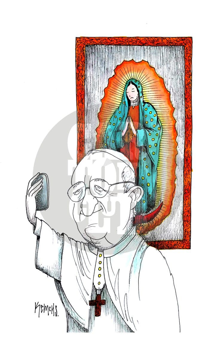 Selfie, cartón de Kemchs