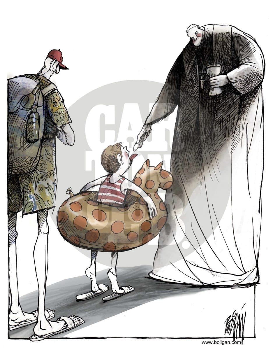 Semana Santa, cartón de Ángel Boligán