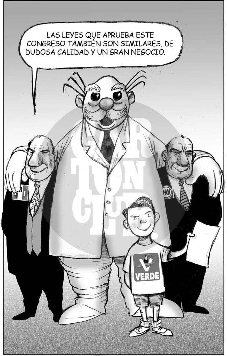 Simi Ley, cartón de El Fisgón