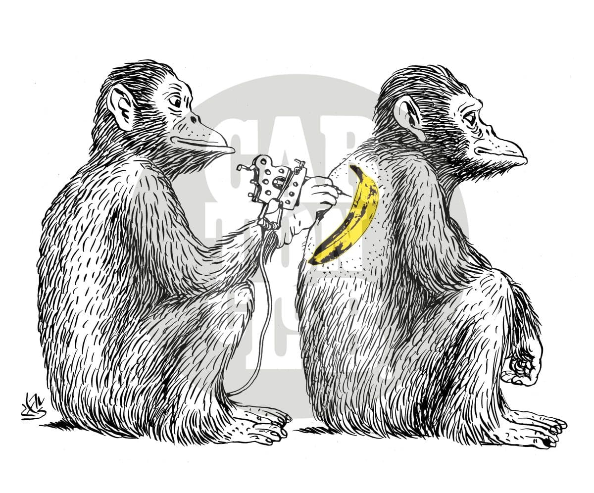 Tatuaje, cartón de Lauzán