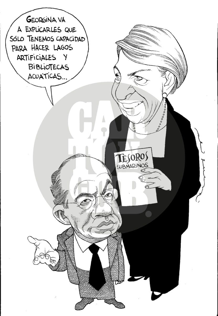 Tecnologia panista, cartón de Helguera