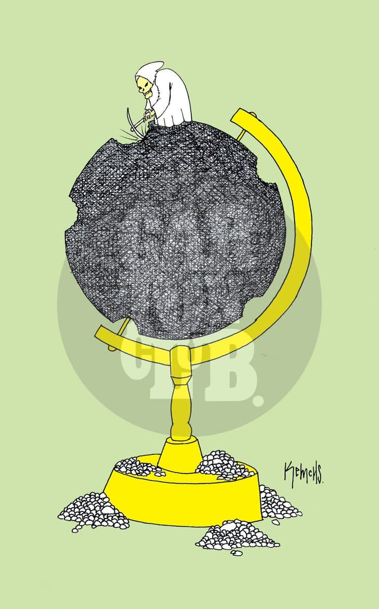 Temblores, cartón de Kemchs