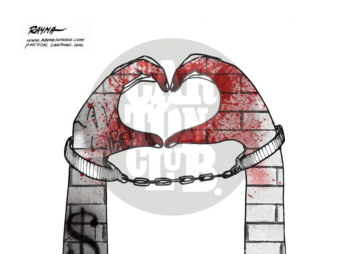 The Human Rights, cartón de Rayma